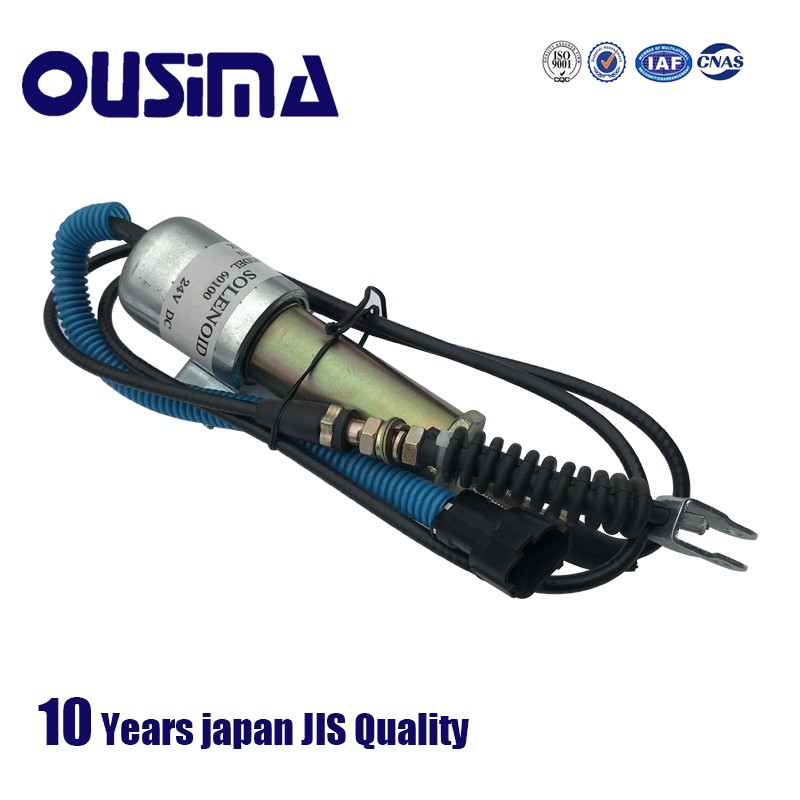 Ousima Excavator spare parts 11e1-60100 flameout solenoid valve for R210
