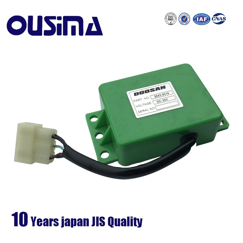 Ousima excavator parts 2543-9015 Daewoo excavator wiper timer for dh220-5