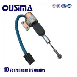 Ousima excavator engine stop solenoid valve 3932530 24 V is suitable for r220-5 flameout solenoid valve Ousima excavator engine stop solenoid valve 3932530 24 V is suitable for r220-5 flameout solenoid valve