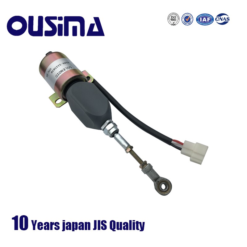Ousima diesel engine accessories 6108-1115030 24 V Yuchai flameout solenoid valve