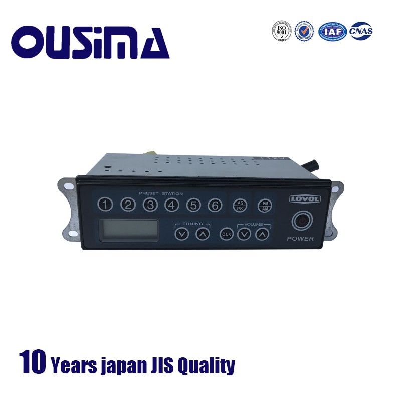 OUSIMA  66A030000A0 LOVOL backhoe radio recorder spare part