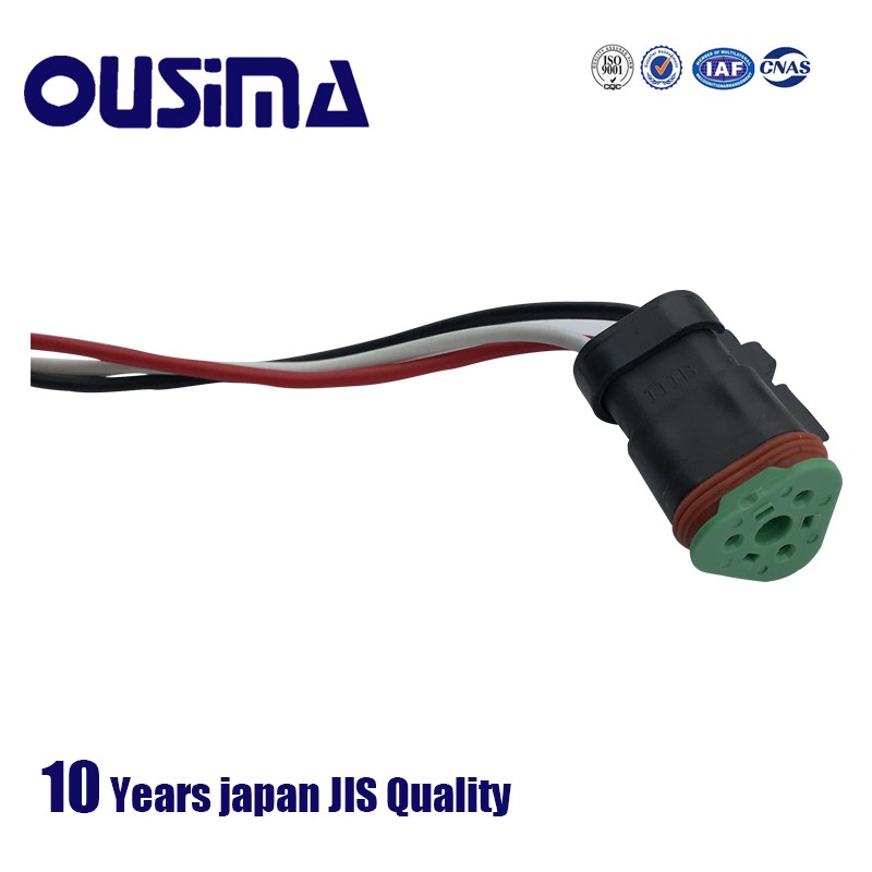 OUSIMA Excavator accessories pc200-7 throttle motor plug (3 wire)