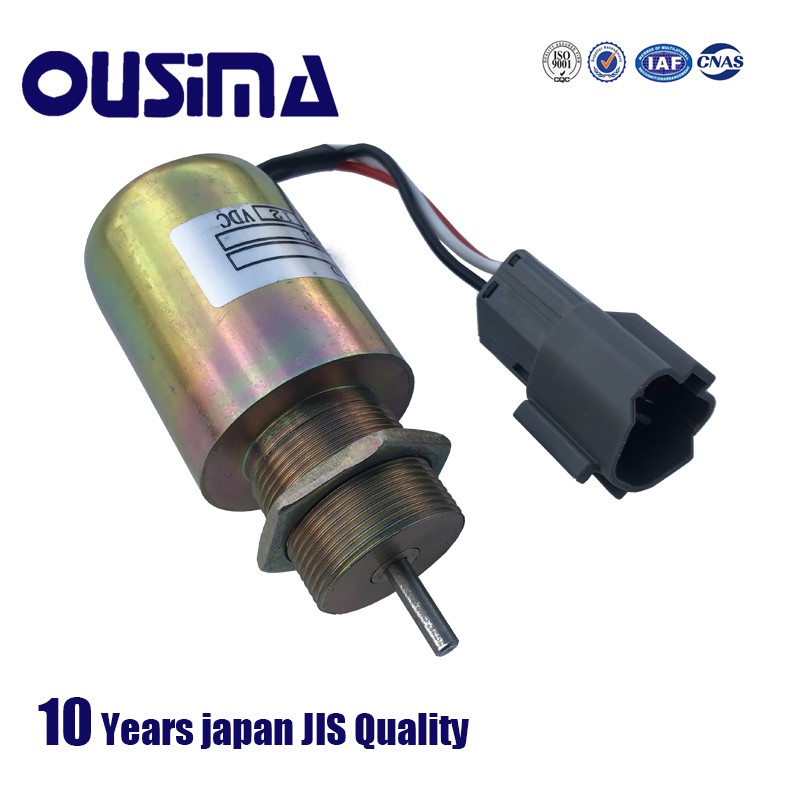 Ousima diesel engine accessories m040142l flameout switch a036-3175 fuel cut-off solenoid valve