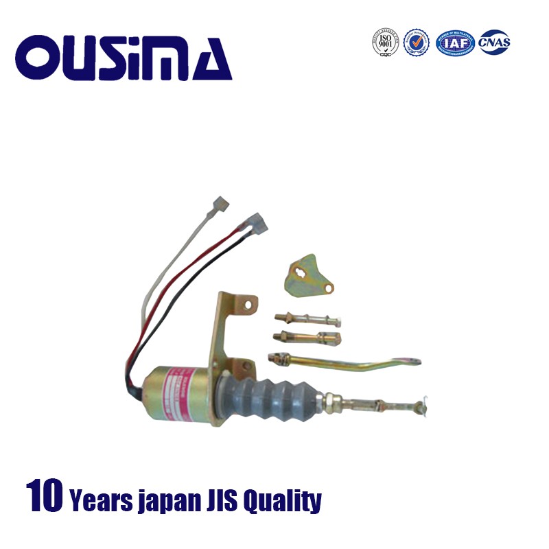 Ousima Excavator spare parts rsv1751 24V flameout solenoid valve for excavator sa3765-24